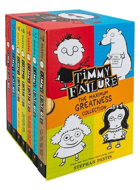 囧侦探提米盒装 英文原版 Timmy Failure: The Maximum Greatness Collection 儿童小说 英文版 进口原版英语书籍