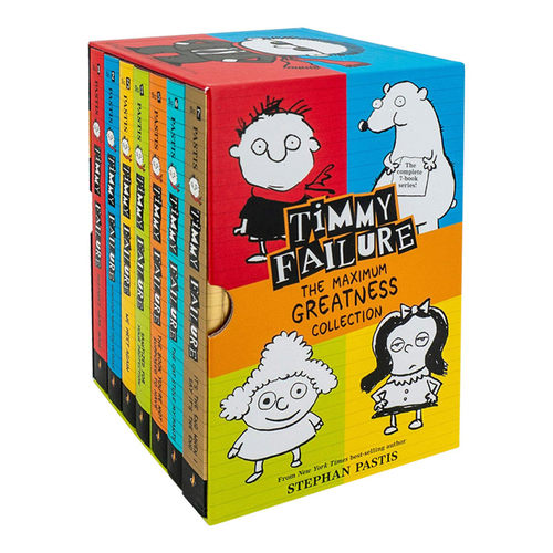 囧侦探提米盒装 英文原版 Timmy Failure: The Maximum Greatness Collection 儿童小说 英文版 进口原版英语书籍
