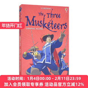 三个火枪手 英文原版 The Three Musketeers Graphic Novel 儿童漫画小说 英文版 进口英语原版书籍