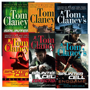 英文原版 汤姆克兰西细胞分裂系列6册 Tom Clancy's Splinter Cell 惊悚悬疑军事小说 David Michaels 英文版 进口英语原版书籍