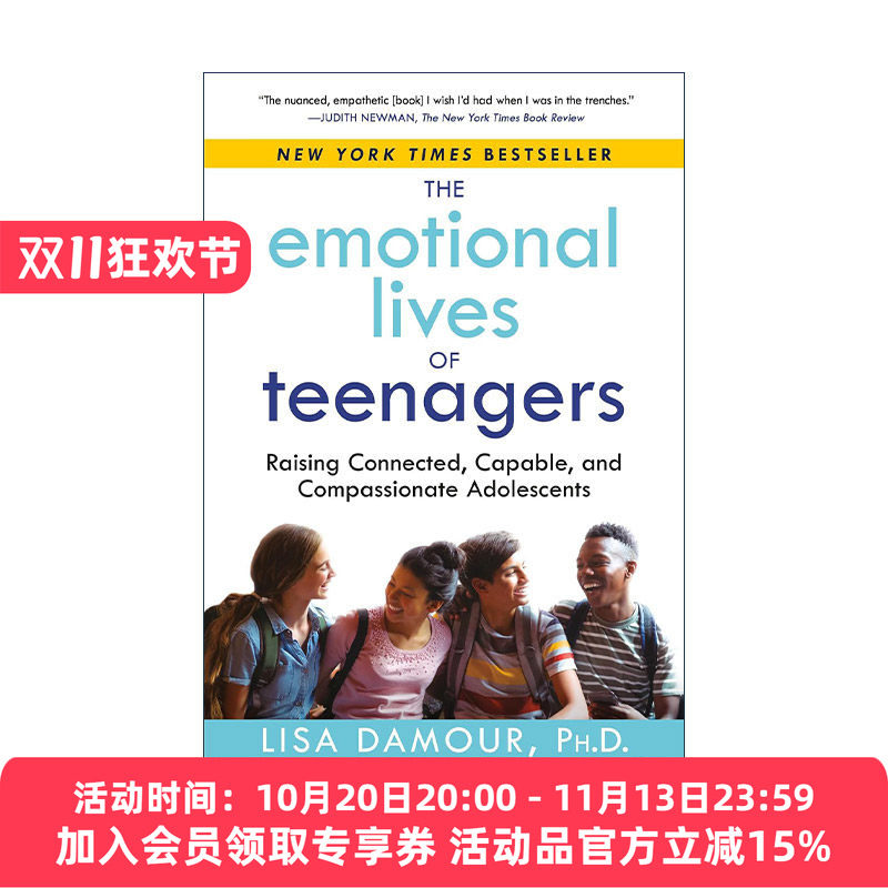 英文原版 The Emotional Lives of Teenagers 青春期情绪密码 青少年父母急需的教养指南 Lisa Damour 英文版 进口英语原版书籍