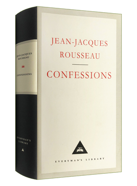 华研原版 英文原版 Confessions 忏悔录 卢梭 Everyman精装版 英文版 进口英语原版书籍