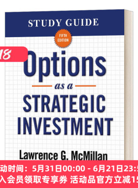 英文原版 Study Guide for Options as a Strategic Investment 5th Edition 作为战略投资的期权研究指南第五版 英文版进口英语书