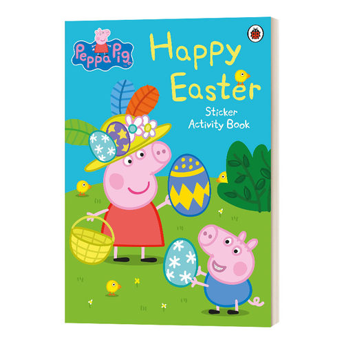 英文原版小猪佩奇复活节快乐