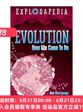 英文原版 Explodapedia: Evolution 爆炸科普系列 生物进化的故事 英文版 进口英语原版书籍