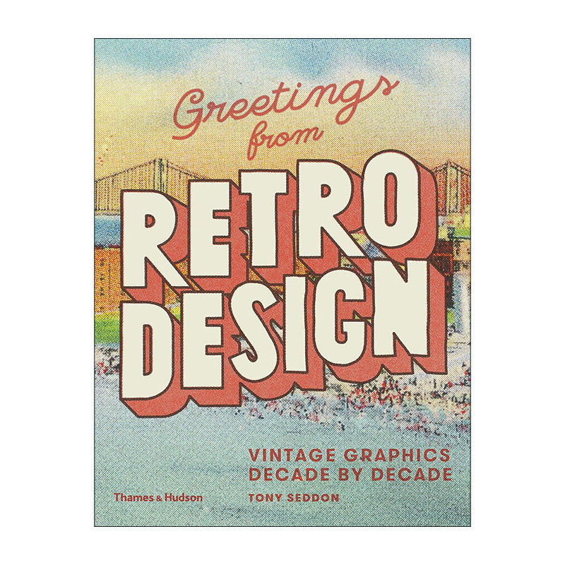 英文原版 Greetings From Retro Design 来自复古设计的问候 复古图案 精装 英文版 进口英语原版书籍