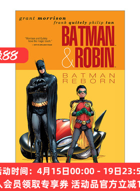 蝙蝠侠与罗宾 卷一 英文原版 Batman & Robin Vol 1 Batman Reborn 蝙蝠侠重生 2023新版 DC漫画 Grant Morrison 进口英语原版书籍