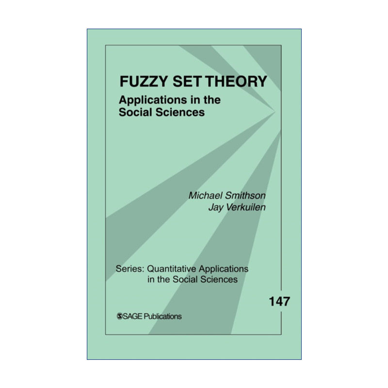 模糊集合理论  英文原版 Fuzzy Set Theory SAGE社会科学定量研究应用丛书 英文版 进口英语原版书籍