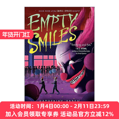 英文原版 Small Spaces Quartet 04 Empty Smiles 小空间四部曲4 空洞之笑 儿童推理冒险小说 Katherine Arden 进口英语原版书籍