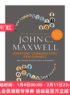 英文原版 Everyone Communicates  Few Connect 沟通的五大法则 精装 人际关系 深层次连接  John Maxwell 英文版进口英语原版书籍