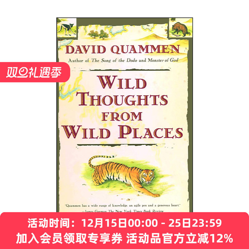 英文原版 Wild Thoughts from Wild Places 树在古拉旺荒原 哭泣 David Quammen 英文版 进口英语原版书籍