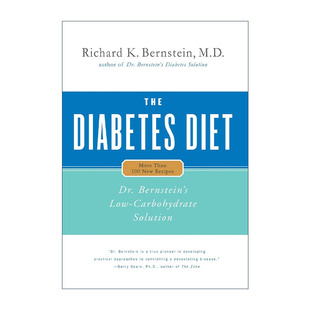 英文原版 The Diabetes Diet 糖尿病饮食 伯恩斯坦博士的低碳水化合物解决方案 精装 英文版 进口英语原版书籍