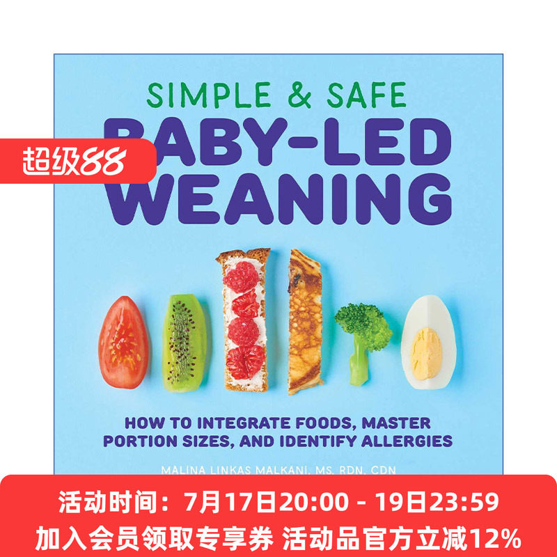 6-12个月宝宝的简单辅食 英文原版 Simple & Safe Baby-Led Weaning 断奶指南 英文版 进口英语原版书籍