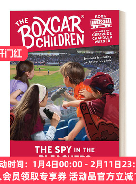 棚车少年122 英文原版 #122 Spy in the Bleachers 英文版 进口英语原版书籍