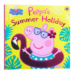 绘本图画故事读物 书籍 粉红猪小妹 暑假 Holiday Pig Summer 进口英语原版 英文原版 小猪佩奇儿童启蒙平装 Peppa