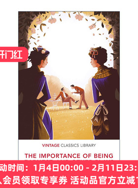 英文原版 The Importance of Being Earnest and Other Plays 不可儿戏及王尔德其他戏剧 Vintage经典图书馆系列进口英语原版书籍