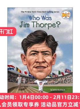 英文原版 Who Was Jim Thorpe Who Was 谁是吉姆·索普 儿童科普百科 英文版 进口英语原版书籍