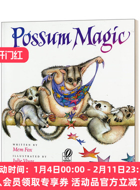英文原版 Possum Magic 袋貂魔法 儿童绘本 英文版 进口英语原版书籍