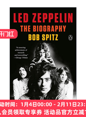 英文原版 Led Zeppelin 齐柏林飞艇传 英国摇滚乐队 Bob Spitz 英文版 进口英语原版书籍