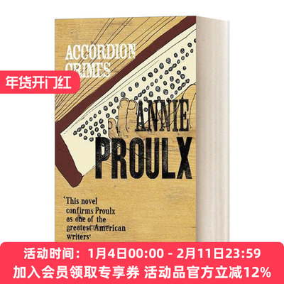 英文原版小说 Accordion Crimes 手风琴罪案 安妮·普鲁 英文版 进口英语原版书籍