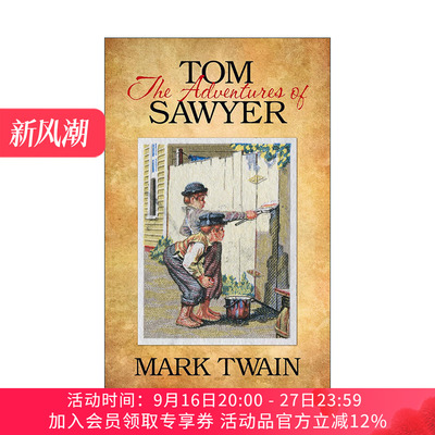 英文原版 Adventures of Tom Sawyer 汤姆·索亚历险记 Mark Twain马克吐温 英文版 进口英语原版书籍