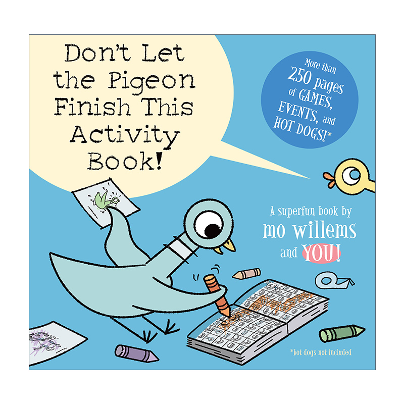 英文原版 别让鸽子完成这本活动书 Don't Let the Pigeon Finish This Activity Book 英文版 进口英语原版书籍