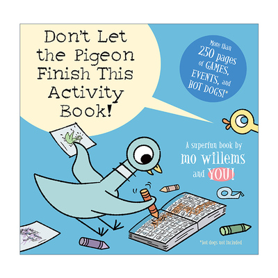 英文原版 别让鸽子完成这本活动书 Don't Let the Pigeon Finish This Activity Book 英文版 进口英语原版书籍