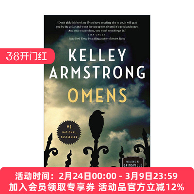 英文原版 Omens Cainsville 01 预兆 凯恩斯维尔系列1 奇幻推理小说 Kelley Armstrong 英文版 进口英语原版书籍