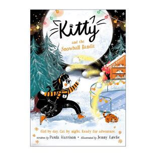 英文原版 Kitty And The Snowball Bandit 警察猫咪凯蒂 雪球大盗 牛津全彩插图侦探悬疑章节桥梁书 英文版 进口英语原版书籍