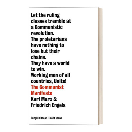 共产党宣言 英文原版 The Communist Manifesto 马克思 恩格斯 企鹅伟大思想系列 英文版 进口英语原版书籍