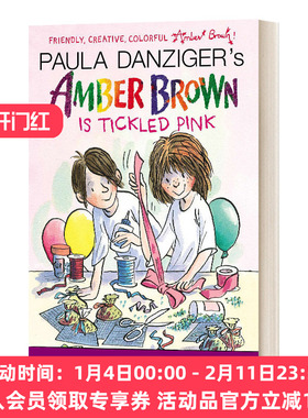 英文原版绘本 Amber Brown is Tickled Pink 安珀·布朗乐坏了 英文版 进口英语原版书籍