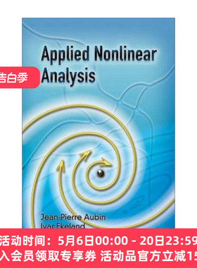 应用非线性分析 英文原版 Applied Nonlinear Analysis Dover Books on Mathematics Jean-Pierre Aubin 英文版 进口英语原版书籍