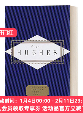 兰斯顿 英文原版 Hughes Poems Edited by David Roessel 休斯诗选 人人图书馆精装收藏版 英文版 进口英语原版书籍
