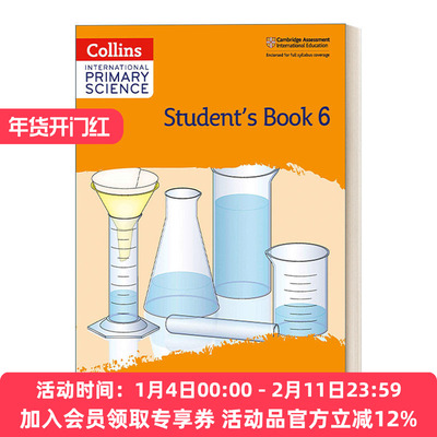 英文原版 Collins Cambridge International Primary Science Student's Book 6 柯林斯剑桥国际小学科学课本六年级 英文版 进口英