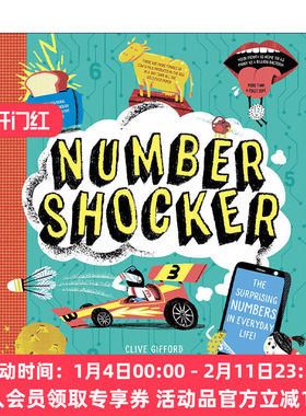 英文原版 Number Shocker 用数字讲科学 儿童STEM科普绘本 英文版 进口英语原版书籍