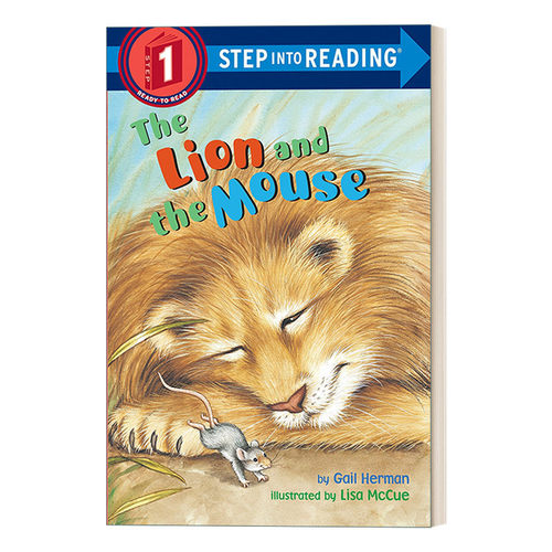 狮子和老鼠 英文原版 Step into Reading 1 - The Lion and the Mouse 英文版 进口英语原版书籍