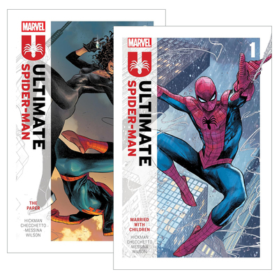 英文原版 Ultimate Spider-Man By Jonathan Hickman 终极蜘蛛侠2册 漫威漫画 英文版 进口英语原版书籍