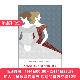 英文原版 Sense and Sensibility 理智与情感 Vintage经典图书馆系列 英文版 进口英语原版书籍
