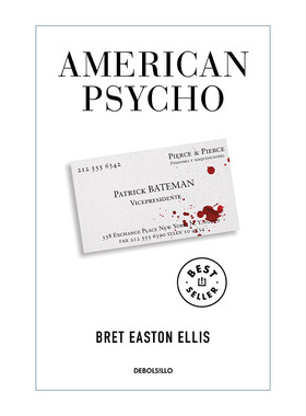 美国精神病人 西班牙语版 原版 American Psycho Spanish Edition 惊悚讽刺小说 Bret Easton Ellis 进口原版书籍