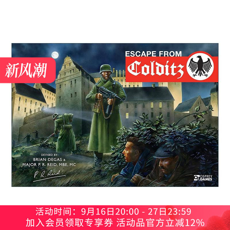 英文原版 Escape from Colditz 科蒂兹堡大逃亡 Osprey桌游战争兵棋卡牌游戏 英文版 进口英语原版书籍