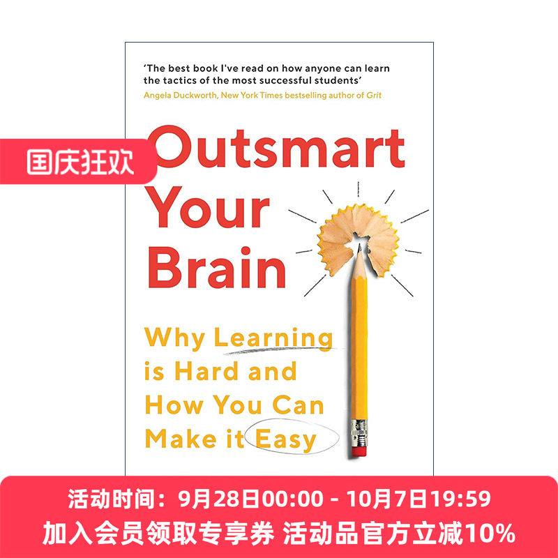 英文原版 Outsmart Your Brain 大脑想要这样学 高效学习的认知心理学方法 哈佛大学博士丹尼尔·T. 威林厄姆 进口英语原版书籍