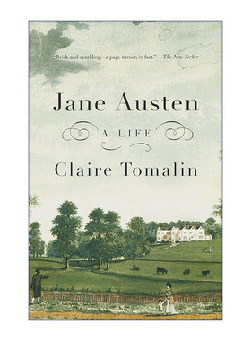 简  英文原版 Jane Austen A Life 简·奥斯汀传 Claire Tomalin 英文版 进口英语原版书籍