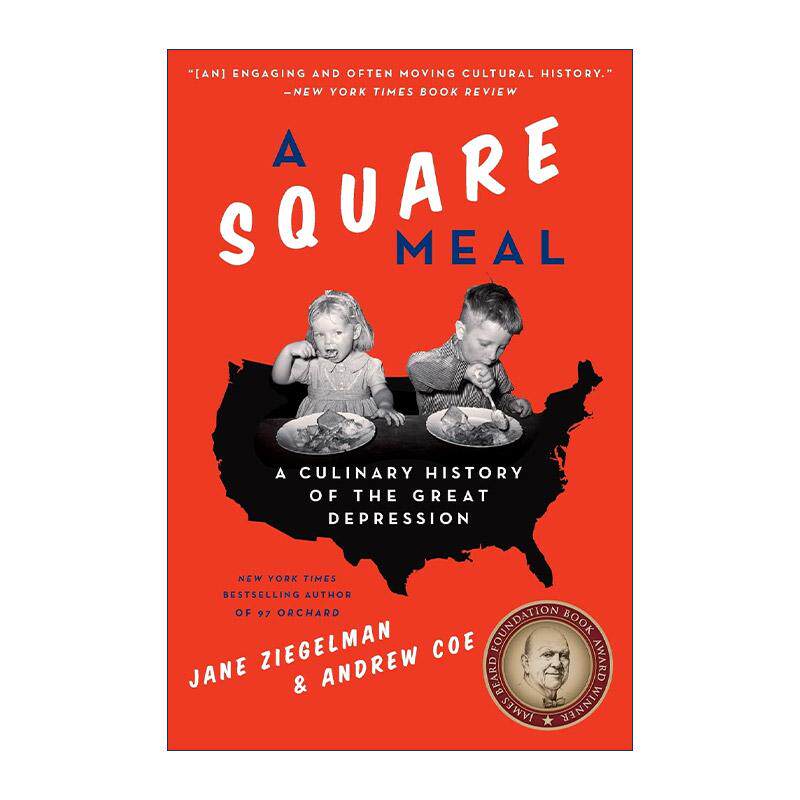 英文原版 A Square Meal 一顿丰盛餐 大萧条时期的饮食史 詹姆斯&middot;比尔德奖 英文版 进口英语原版书籍