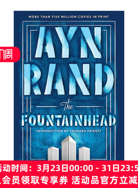 源泉  英文原版 The Fountainhead Ayn Rand安·兰德 英文版 进口英语原版书籍