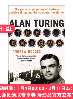 英文原版 Alan Turing The Enigma 艾伦·图灵传 如谜的解谜者 安德鲁·霍奇斯 英文版 进口英语原版书籍