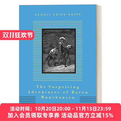 吹牛大王历险记 英文原版 The Surprising Adventures of Baron Munchausen Everyman精装收藏版 儿童经典系列 英文版 进口英语原