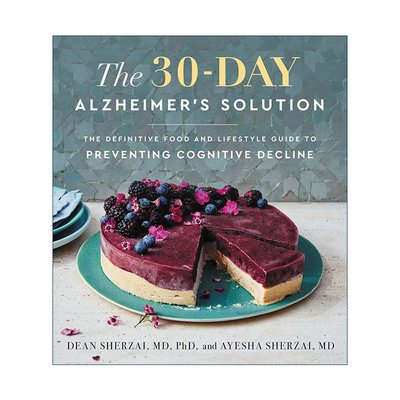 英文原版 The 30-Day Alzheimer's Solution 30天预防阿尔茨海默症方案 预防认知衰退的饮食与生活方式指南 精装 英文版