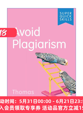 如何避免抄袭  英文原版 Avoid Plagiarism SAGE学术技能入门系列 英美大学本科生学术指南 英文版 进口英语原版书籍