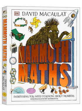 华研原版 英文原版 Mammoth Math 儿童趣味数学形状认知启蒙 精装 英文版 进口英语原版书籍