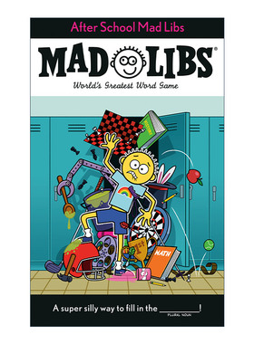 放学后 英文原版 After School Mad Libs 疯狂填词游戏 英文版 进口英语原版书籍
